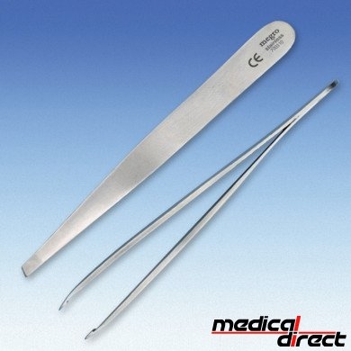 Huishoudelijk pincet glad 9,5 cm
