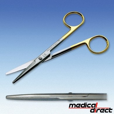 Prepareerschaar Mayo, recht, stomp/stomp 14,5 cm