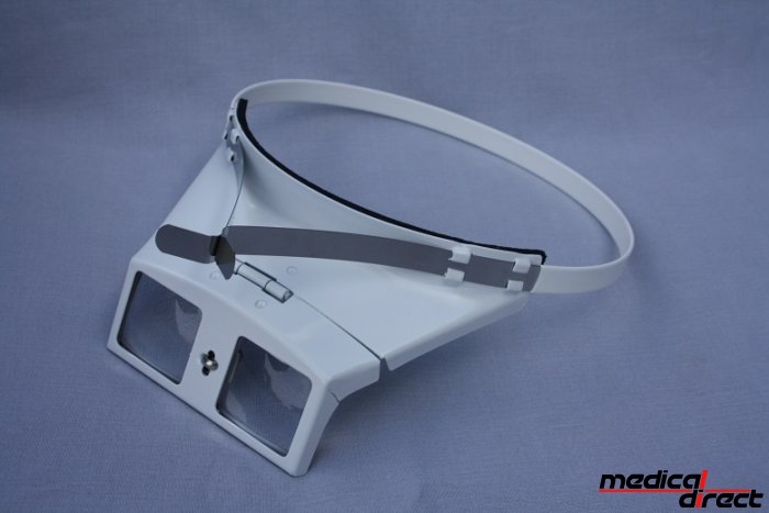 Voorhoofdloupe binoculair 2,5x vergroting, opklapbaar