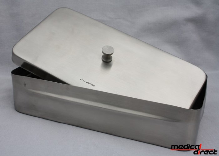 RVS instrumentendoos 20 x 10 x 5 cm