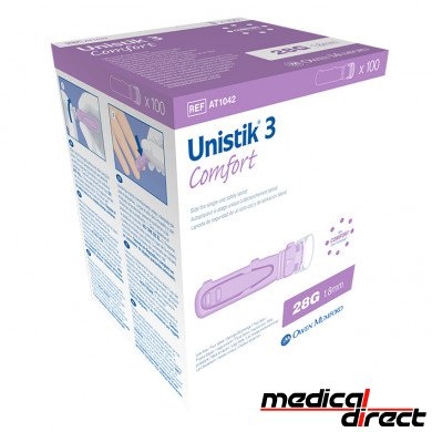 Owen Mumford Unistik 3 Comfort 28G bloedlancetten