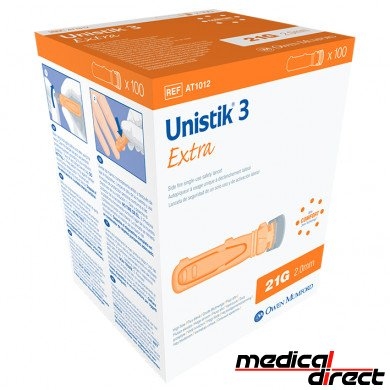 Owen Mumford Unistik 3 Extra 21G bloedlancetten