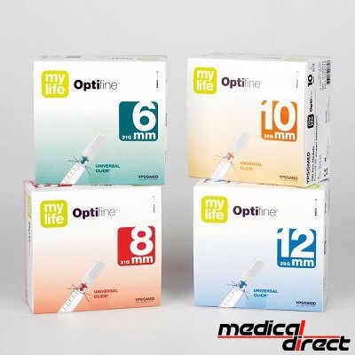 Mylife Optifine pennaald 31G 0,25 x 6 mm