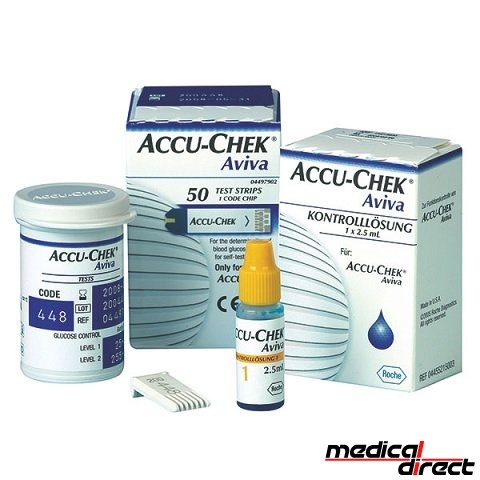 Accu Chek Aviva controlevloeistof 2,5 ml