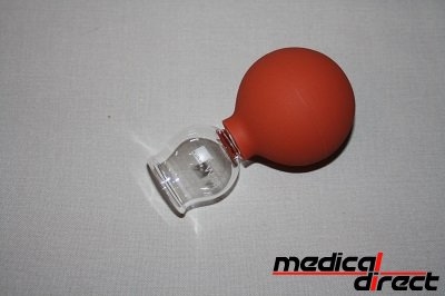 Schropfglas met bal nr.1  Ø 2 cm