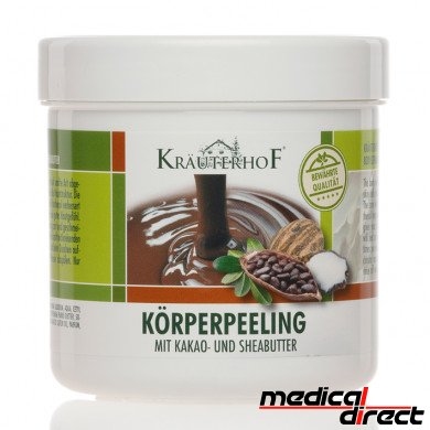 Krauterhof peeling cacao en sheabutter 400 gram