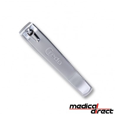 Nagelknipper recht 82 mm, matverchroomd