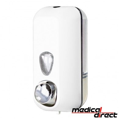 Zeepdispenser 550 ml, kunststof wit