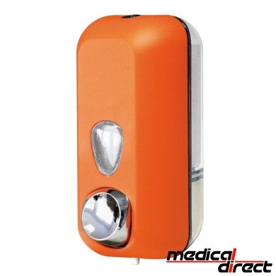 Zeepdispenser 550 ml, kunststof oranje