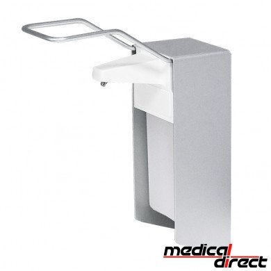Arm- elleboogdispenser 500 ml, aluminium