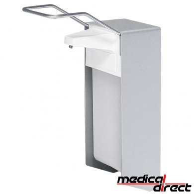 Euro arm-  elleboogdispenser 1000 ml, aluminium