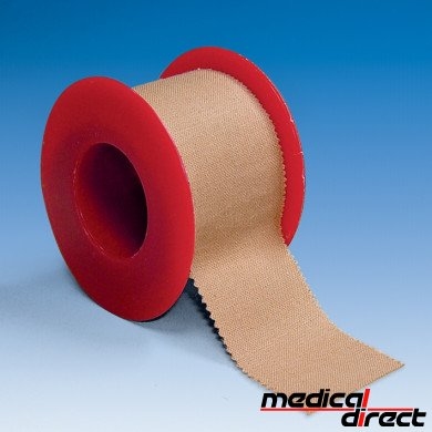 Hechtpleister 5 mtr x 1,25 cm huidskleur