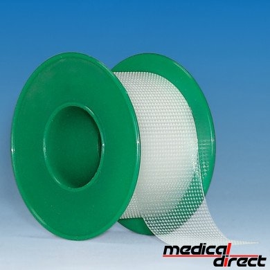 Hechtpleister 5 mtr x 5 cm transparant