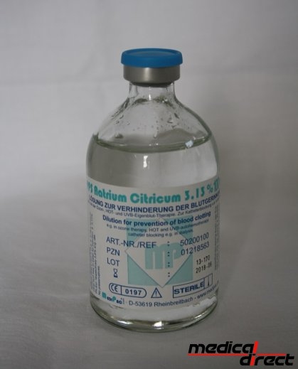 PPS MediPac Natriumcitraat 3,13% 100 ml
