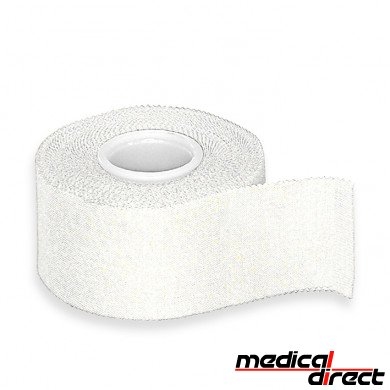 Sporttape 10 mtr x 3,75 cm wit