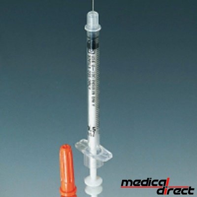 BD microfine+ insulinespuit met naald 1 ml