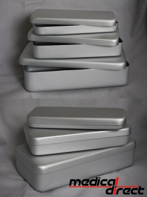 Aluminium instrumentendoos 17 x 7 x 3 cm
