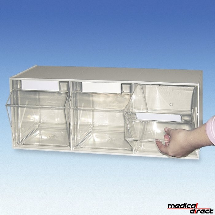 Spuit- naald en/of verbanddispenser 3-vaks