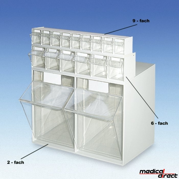 Spuit- naald en/of verbanddispenser 6-vaks