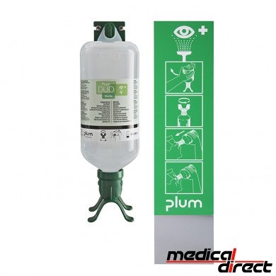 Plum oogspoelstation Duo 1 x 500 ml pH neutraal