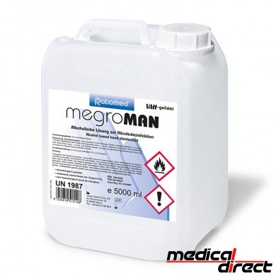 MegroMAN handdesinfectie 500 ml