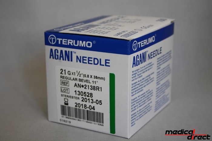 Terumo Agani injectienaald 21G 0,80 x 38 mm