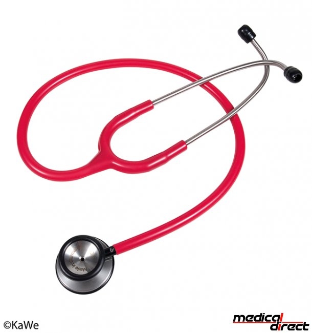 Kawe Standard-Prestige stethoscoop, kleur rood