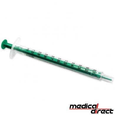 Henke normject tuberculinespuit 1 ml 2-delig met spardorn