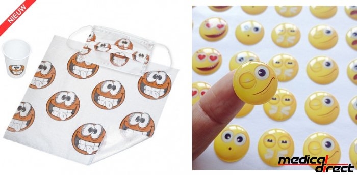 Smiley set 2 voor kinderen.