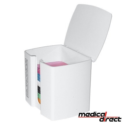 Dispenser voor servetten, kunststof, wit