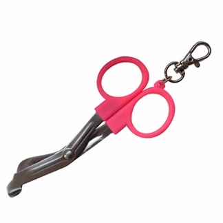 Utilityschaar mini sleutelhangermodel; roze