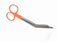 Verbandschaar RVS met orange handvat