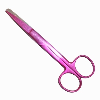 Verpleegkundige schaar; glitter roze