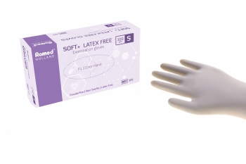 Handschoen Soft latex vrij maat M