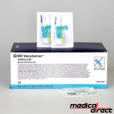 BD vacutainer safety-lok 25G 0,5 x 19 mm
