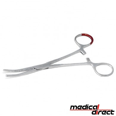 Arterieklem Rochester Pean, gebogen, 16 cm, disposable