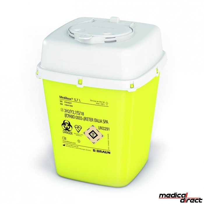 B. Braun Medibox 5.7 liter naaldcontainer