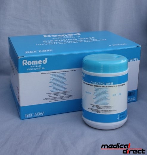 Romed cleansing wipes hygiënisch reinigingsdoekjes 20 x 11 c