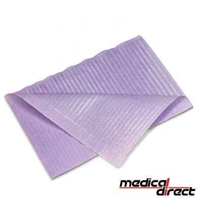 Patiënten servetten 2-laags 33 x 45 cm, lila