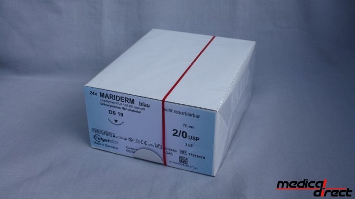 Mariderm USP 2/0 naald DS19 draadlengte 70 cm (24)