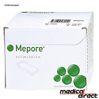 Mepore steriele wondpleister 6 x 7 cm