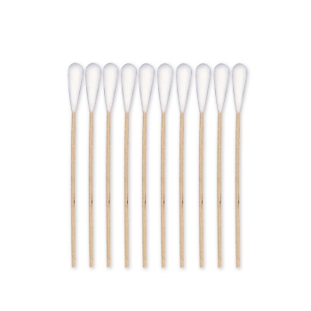 Wattenstaaf hout 15 cm Ø 2,5 mm tip Ø 10 mm