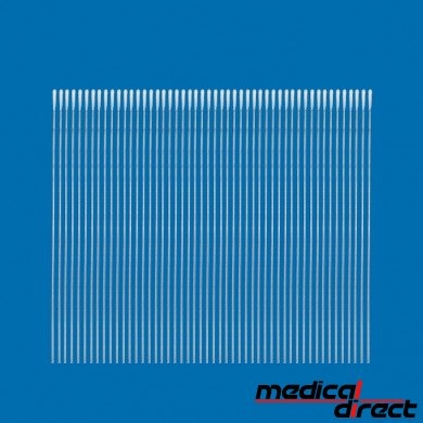 Wattenstaaf aluminium (steriel) 15 cm Ø 1 mm tip Ø 2 mm