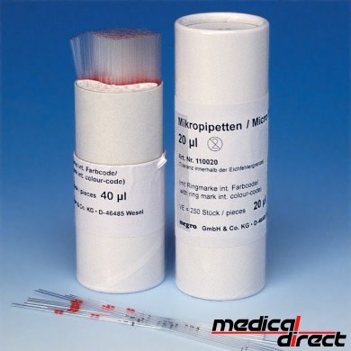 Micropipetten 1-2-3-4-5 µl