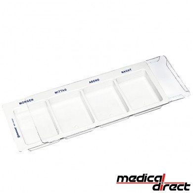 Medicijndispenser, dagdeel (extra grote vakken)