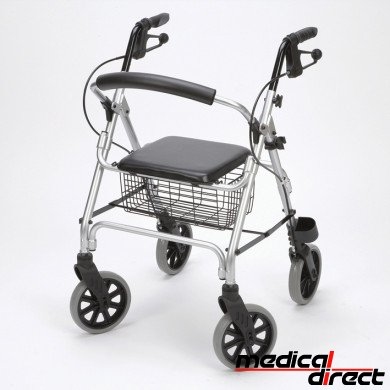 Rollator lichtgewicht van aluminium