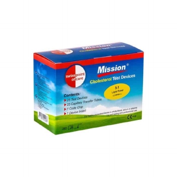 Acon Mission 3-in-1 Cholesterol Teststrips