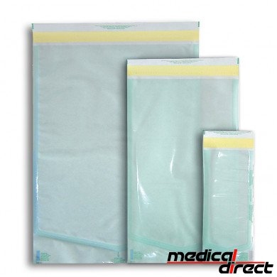 Zelfklevende sterilisatiezak 90 x 203 mm zonder vouw