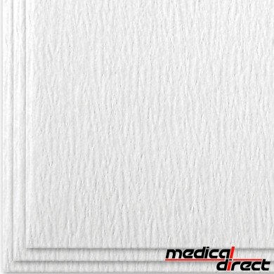 Sterilisatiepapier 75 x 75 cm crepe, wit