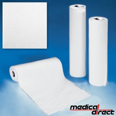 Sterilisatiepapier 50 cm x 100 mtr crepe, wit